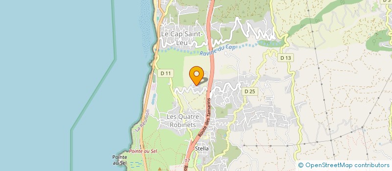 localisation de l'entreprise EBENE à SAINT-LEU