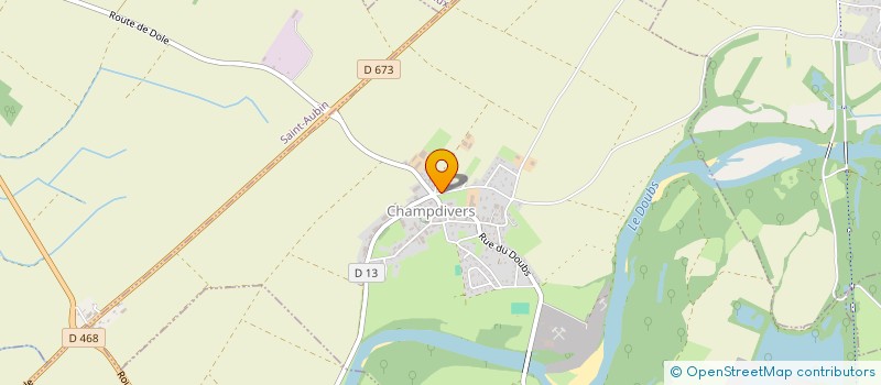 localisation de l'entreprise EBENE  CHAMPDIVERS