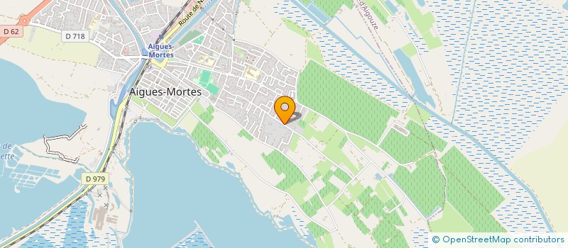 localisation de l'entreprise EBENE  AIGUES-MORTES