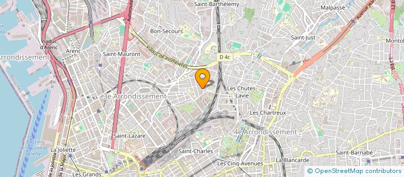 localisation de l'entreprise EBENE  MARSEILLE