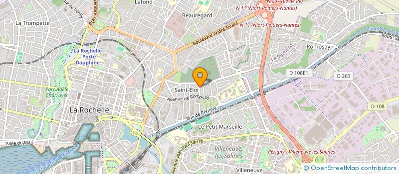 localisation de l'entreprise EBENE-ASSO  LA ROCHELLE