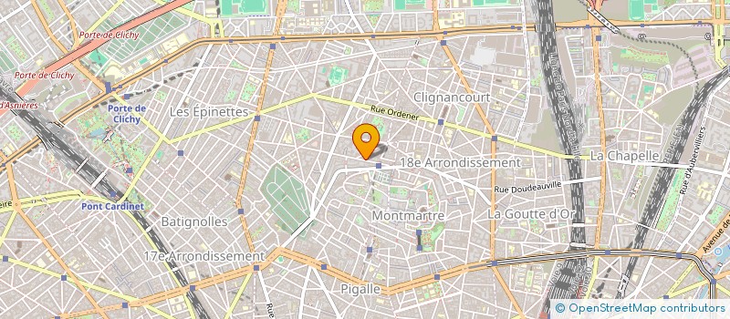 localisation de l'entreprise EBENE DECO à PARIS