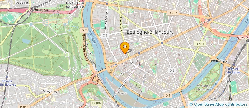 localisation de l'entreprise EBENE EM à BOULOGNE-BILLANCOURT