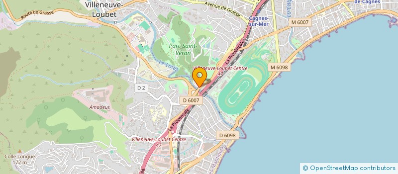 localisation de l'entreprise EBENE SOLUTIONS à CAGNES-SUR-MER