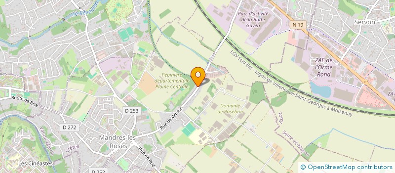 localisation de l'entreprise EBENEZER  MANDRES-LES-ROSES