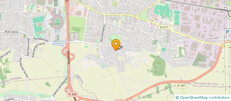 localisation de l'entreprise EBENEZEREST  MEYZIEU