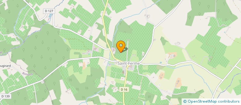 localisation de l'entreprise EBENISTE ET ASSOCIES SARL  SAINT-FERME