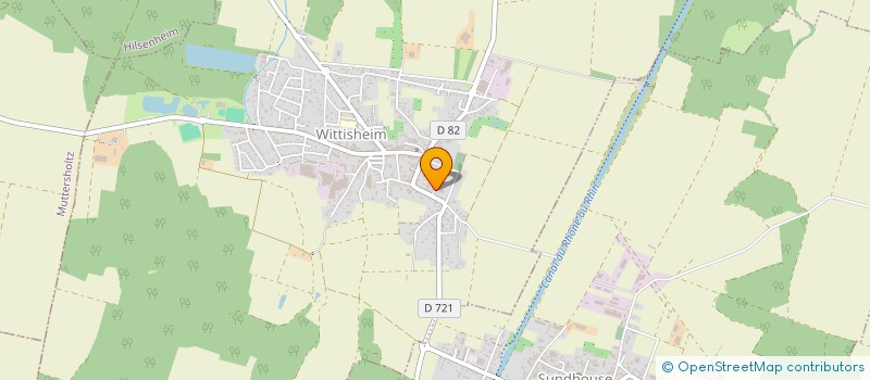 localisation de l'entreprise EBENISTERIE ACKERMANN à WITTISHEIM