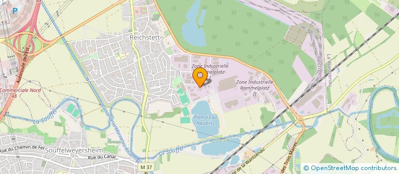 localisation de l'entreprise EBENISTERIE BURG SOC EXPLOIT DIDIERBALD  REICHSTETT