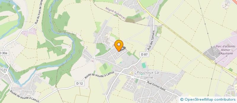 localisation de l'entreprise EBENISTERIE CONCEPT à VOUNEUIL-SOUS-BIARD