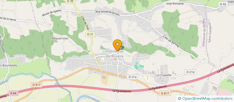 localisation de l'entreprise EBENISTERIE DE LA PLAINE à VILLENEUVE-DE-RIVIERE