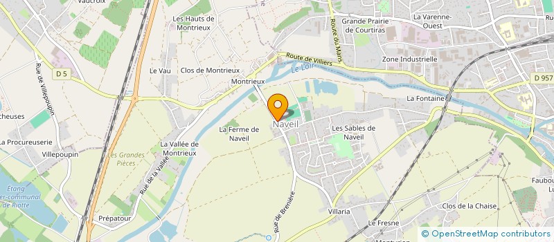 localisation de l'entreprise EBENISTERIE DU MOULIN à NAVEIL