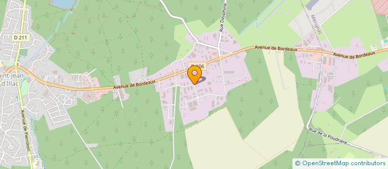 localisation de l'entreprise EBENISTERIE LUKA RENNESSON  SAINT-JEAN-D'ILLAC