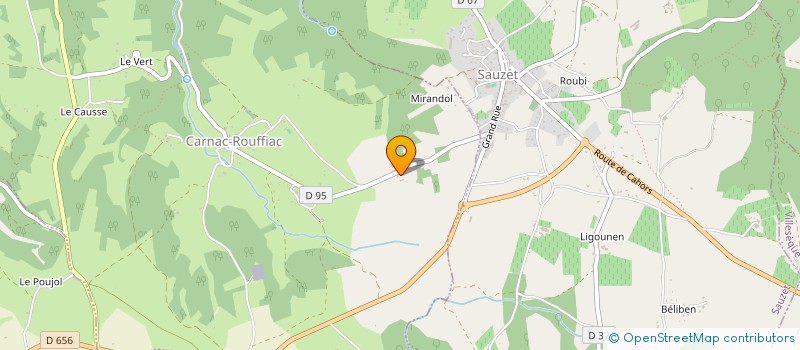 localisation de l'entreprise EBENISTERIE LUZECHOISE à LUZECH