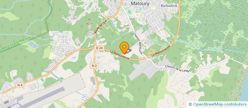 localisation de l'entreprise EBENISTERIE MAHASE à MATOURY