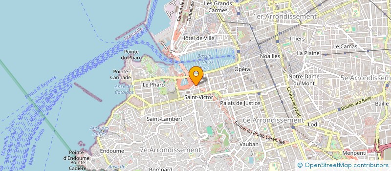 localisation de l'entreprise EBENISTERIE MATACCHIONE ET FILS à MARSEILLE