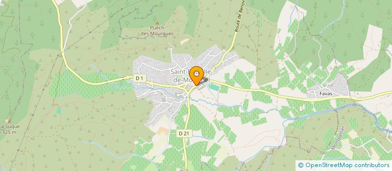 localisation de l'entreprise EBENISTERIE MKN  SAINT-BAUZILLE-DE-MONTMEL