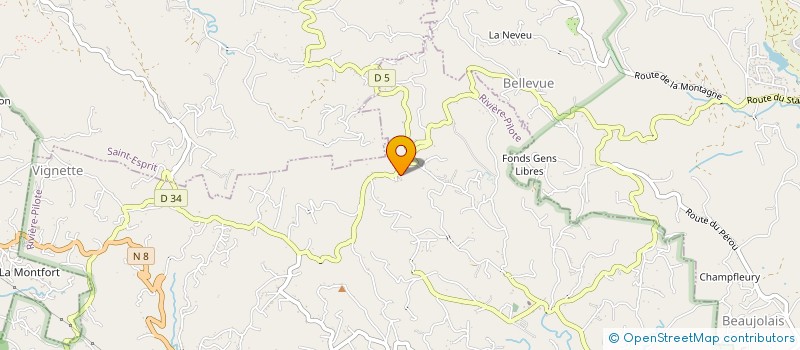 localisation de l'entreprise EBENISTERIE PERINA FRANCK à RIVIERE-PILOTE