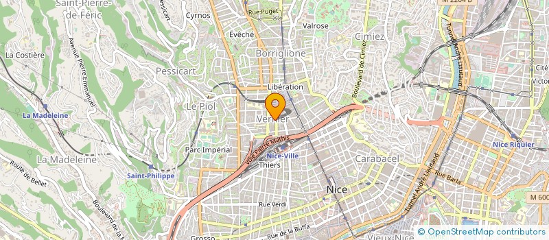 localisation de l'entreprise EBENISTERIE RENOVATION MENUISERIES SERVICES à NICE