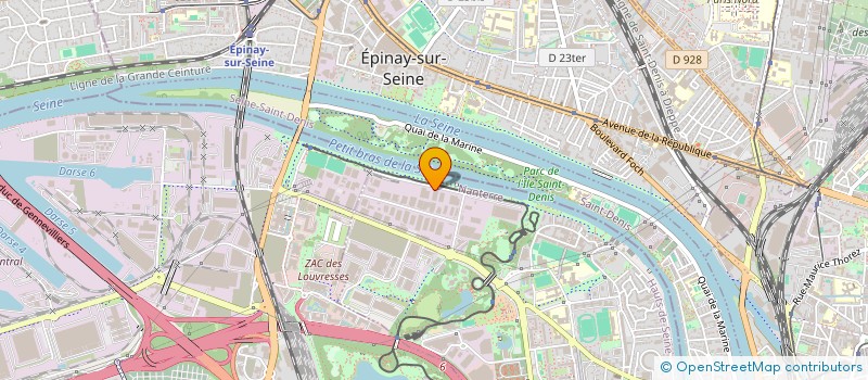 localisation de l'entreprise EBENISTERIE SERVICE D'ILE DE FRANCE à VILLENEUVE-LA-GARENNE