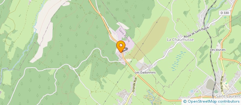 localisation de l'entreprise EBENISTERIE VIGNERON  SAINT-PIERRE