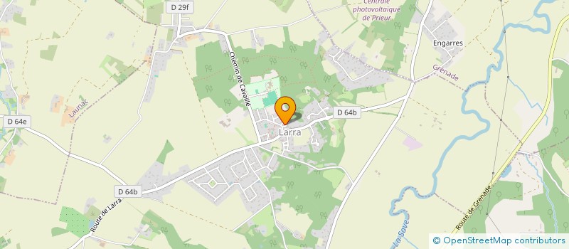 localisation de l'entreprise EBENISUD  LARRA