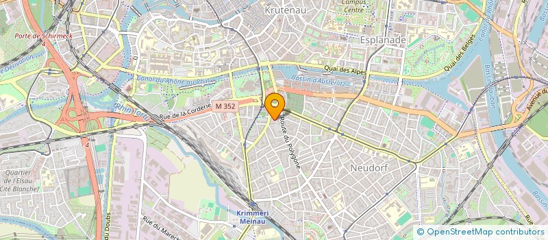 localisation de l'entreprise EBER IDERNE LMNP à STRASBOURG