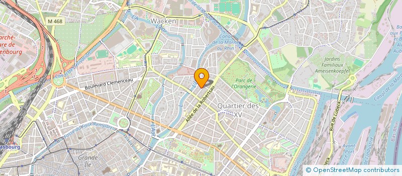 localisation de l'entreprise EBERLE HOFFMANN  STRASBOURG