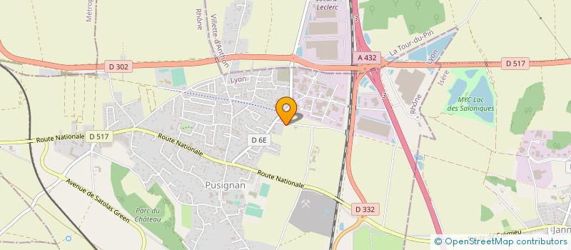 localisation de l'entreprise EBERSPACHER KALORI  PUSIGNAN