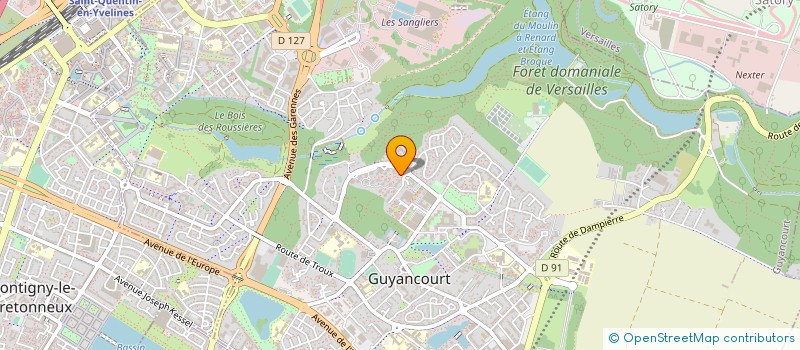 localisation de l'entreprise EBEXINFO  GUYANCOURT