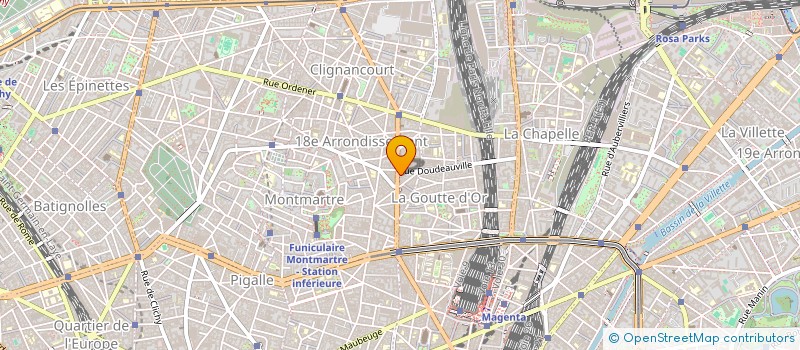 localisation de l'entreprise EBF  PARIS