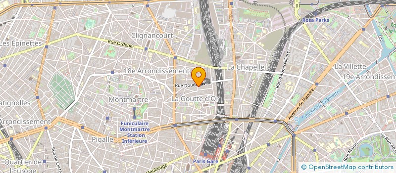 localisation de l'entreprise EBF CONSTRUCTION à PARIS