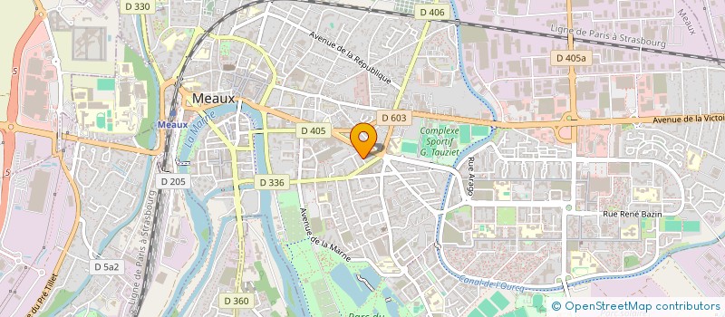 localisation de l'entreprise EBFB à MEAUX