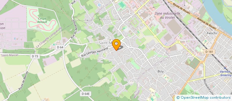 localisation de l'entreprise EBG  SAINT-MARCEL