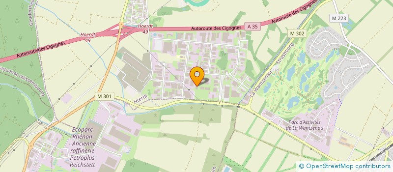 localisation de l'entreprise EBG  HRDT