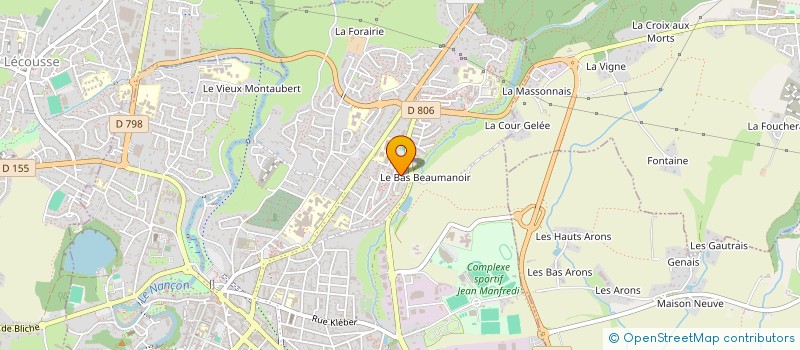 localisation de l'entreprise EBG ENTREPRISE DU BATIMENT GOBE  FOUGERES