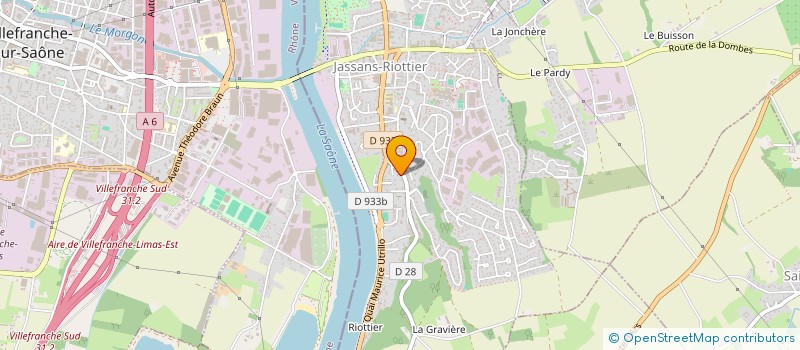 localisation de l'entreprise EBGC IMMO à JASSANS-RIOTTIER