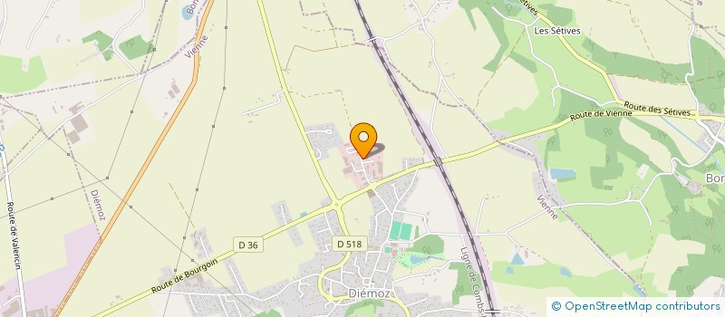 localisation de l'entreprise EBGL CONCEPT  DIEMOZ