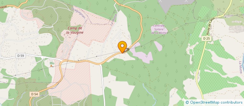 localisation de l'entreprise EBGR  LA MOTTE