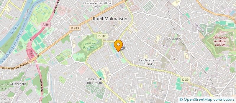 localisation de l'entreprise EBH CONSULTING à RUEIL-MALMAISON