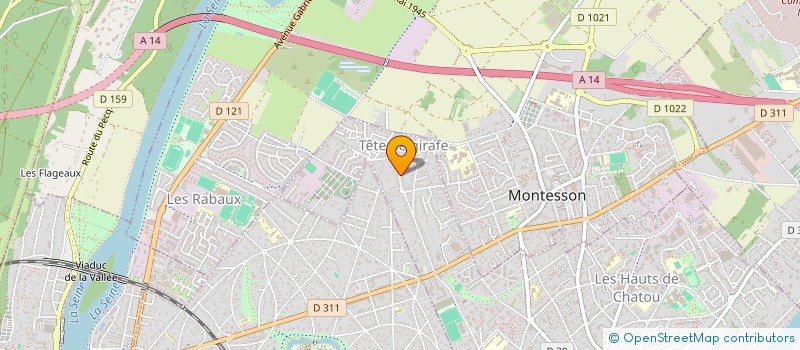 localisation de l'entreprise EBH IMMO  CHATOU