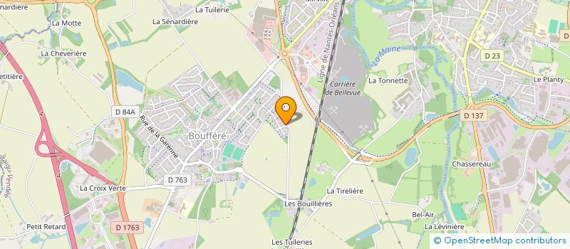 localisation de l'entreprise EBI à MONTAIGU-VENDEE