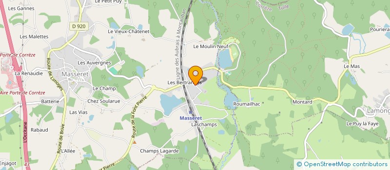 localisation de l'entreprise EBI  MASSERET