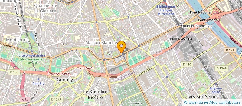 localisation de l'entreprise EBI-HRTA  PARIS