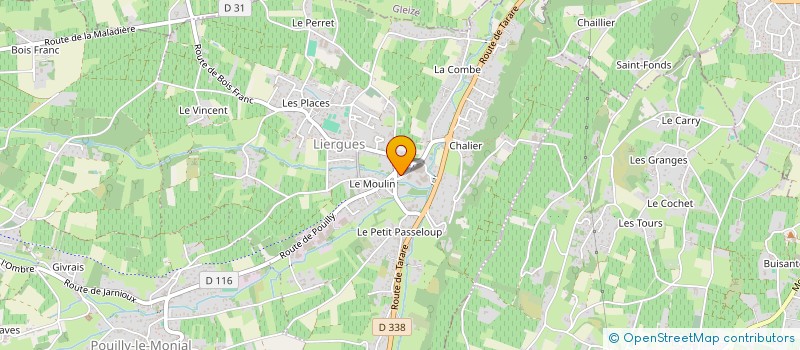 localisation de l'entreprise EBIIM  PORTE DES PIERRES DOREES