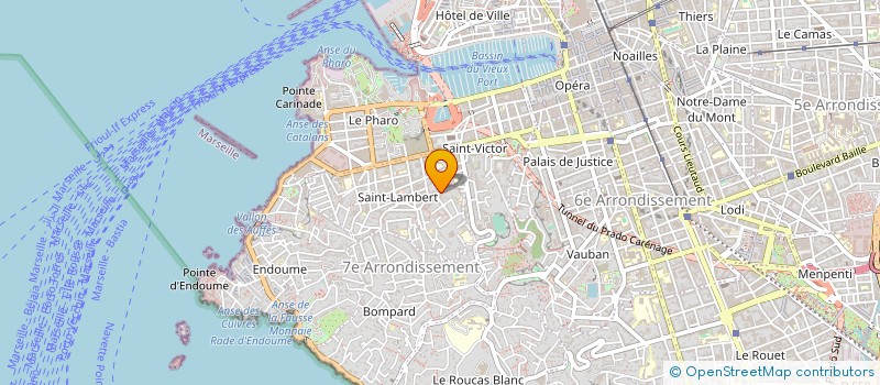 localisation de l'entreprise EBIKE TOURS MARSEILLE - FADA BIKE à MARSEILLE