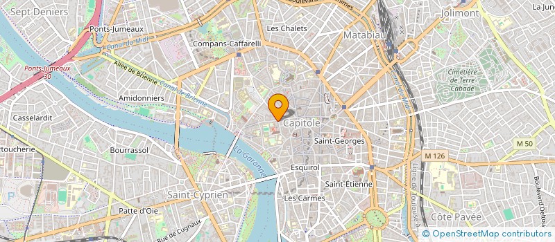 localisation de l'entreprise EBIMMO à TOULOUSE
