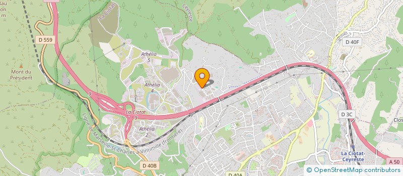 localisation de l'entreprise EBIODY  LA CIOTAT