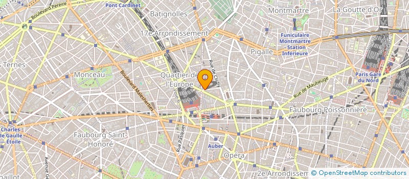 localisation de l'entreprise EBIS CHAMBRE SYNDICALE NAT IMPORT BIERES à PARIS