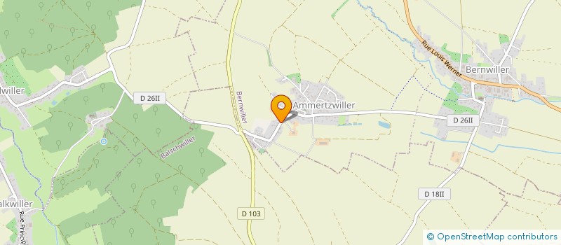 localisation de l'entreprise EBIS CVC  BERNWILLER